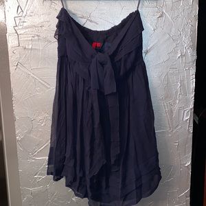 5/48 Silk Navy Strapless dress size 10 NWT